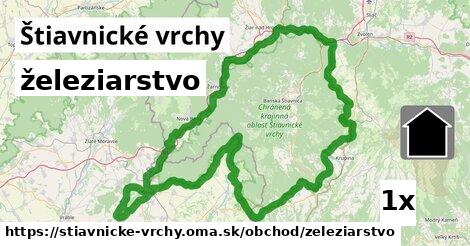 železiarstvo, Štiavnické vrchy