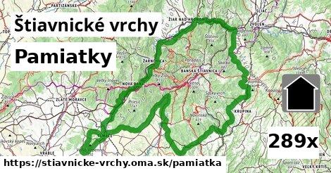 pamiatky v Štiavnické vrchy