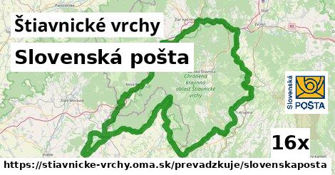 Slovenská pošta, Štiavnické vrchy