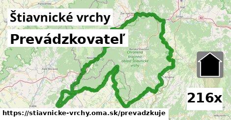 prevádzkovateľ v Štiavnické vrchy