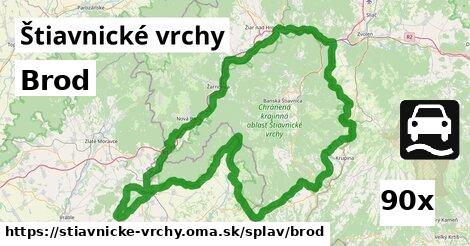 Brod, Štiavnické vrchy