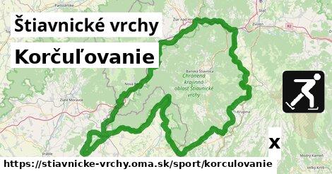 Korčuľovanie, Štiavnické vrchy