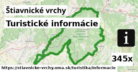 Turistické informácie, Štiavnické vrchy