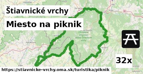 Miesto na piknik, Štiavnické vrchy