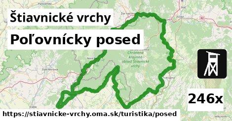 Poľovnícky posed, Štiavnické vrchy