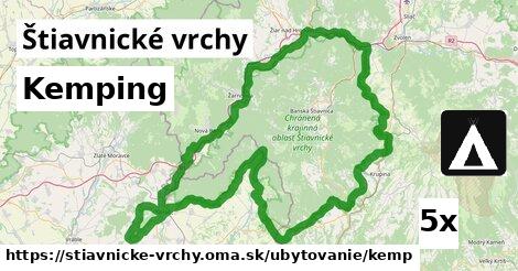 Kemping, Štiavnické vrchy