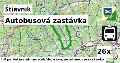 Autobusová zastávka, Štiavnik