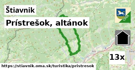 Prístrešok, altánok, Štiavnik