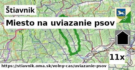 miesto na uviazanie psov v Štiavnik