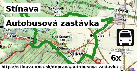 Autobusová zastávka, Stínava