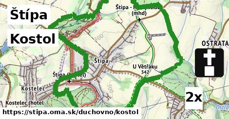 Kostol, Štípa