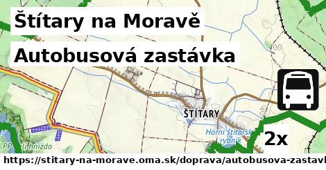 autobusová zastávka v Štítary na Moravě