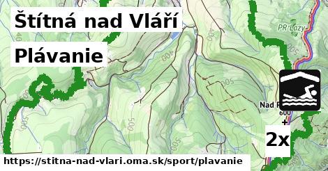 plávanie v Štítná nad Vláří