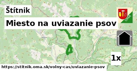 miesto na uviazanie psov v Štítnik