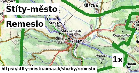 remeslo v Štíty-město