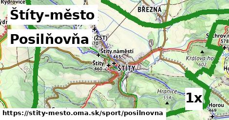 posilňovňa v Štíty-město