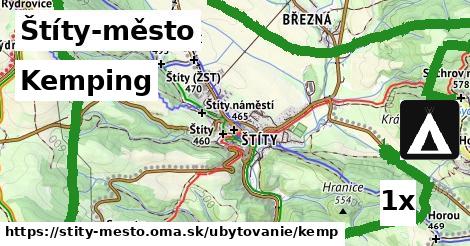 kemping v Štíty-město