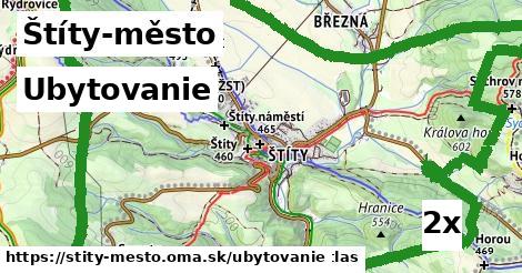 ubytovanie v Štíty-město