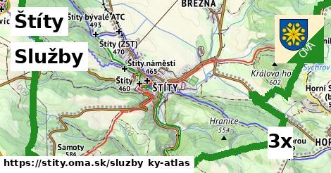 služby v Štíty