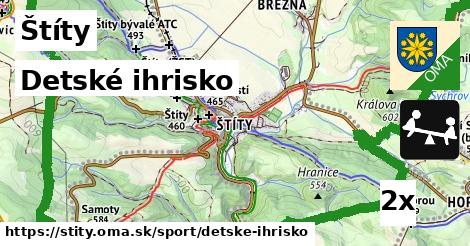 Detské ihrisko, Štíty