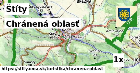 Chránená oblasť, Štíty