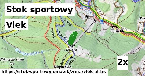 Vlek, Stok sportowy