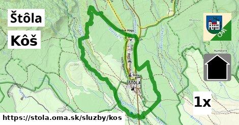 Kôš, Štôla
