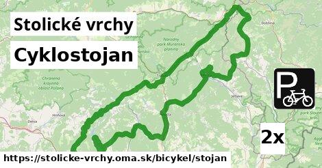 Cyklostojan, Stolické vrchy