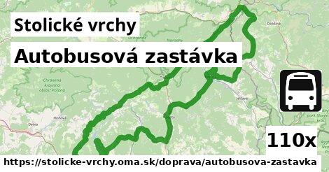 Autobusová zastávka, Stolické vrchy