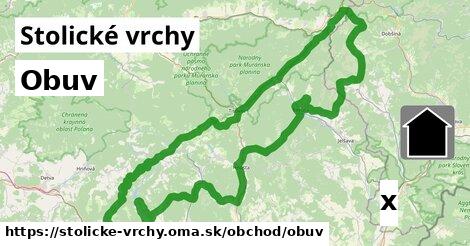 Obuv, Stolické vrchy