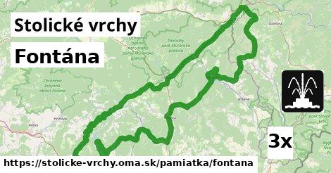 Fontána, Stolické vrchy