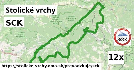 SCK, Stolické vrchy