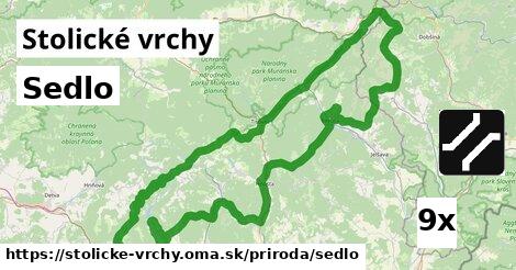 Sedlo, Stolické vrchy