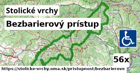 Bezbarierový prístup, Stolické vrchy