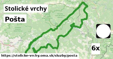 Pošta, Stolické vrchy