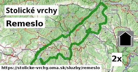 Remeslo, Stolické vrchy