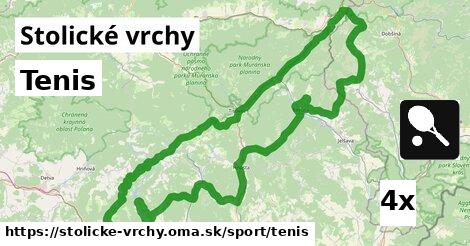 Tenis, Stolické vrchy