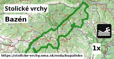 Bazén, Stolické vrchy