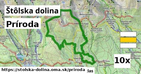 príroda v Štôlska dolina