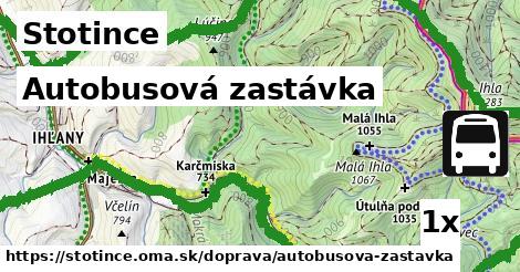 Autobusová zastávka, Stotince