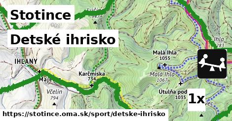 Detské ihrisko, Stotince