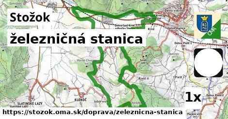 železničná stanica, Stožok