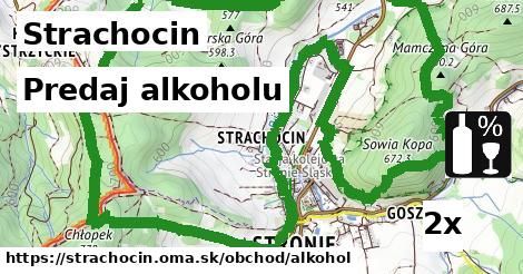 predaj alkoholu v Strachocin