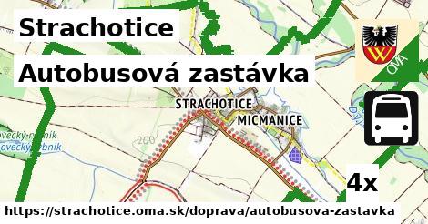 Autobusová zastávka, Strachotice