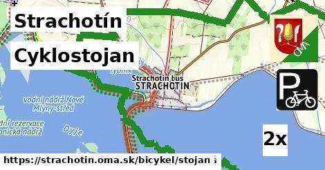 Cyklostojan, Strachotín