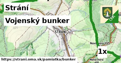 vojenský bunker v Strání