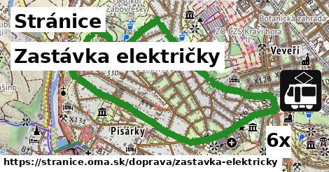 Zastávka električky, Stránice