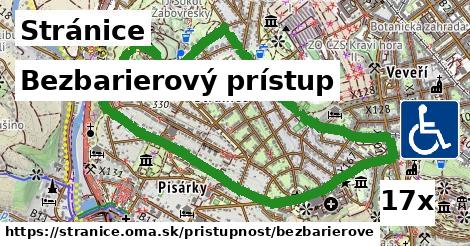 Bezbarierový prístup, Stránice