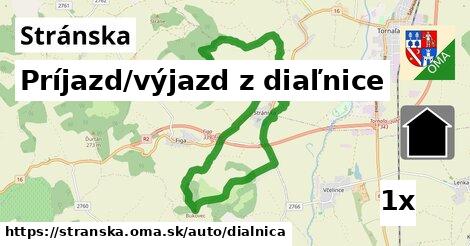 Príjazd/výjazd z diaľnice, Stránska