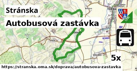 Autobusová zastávka, Stránska